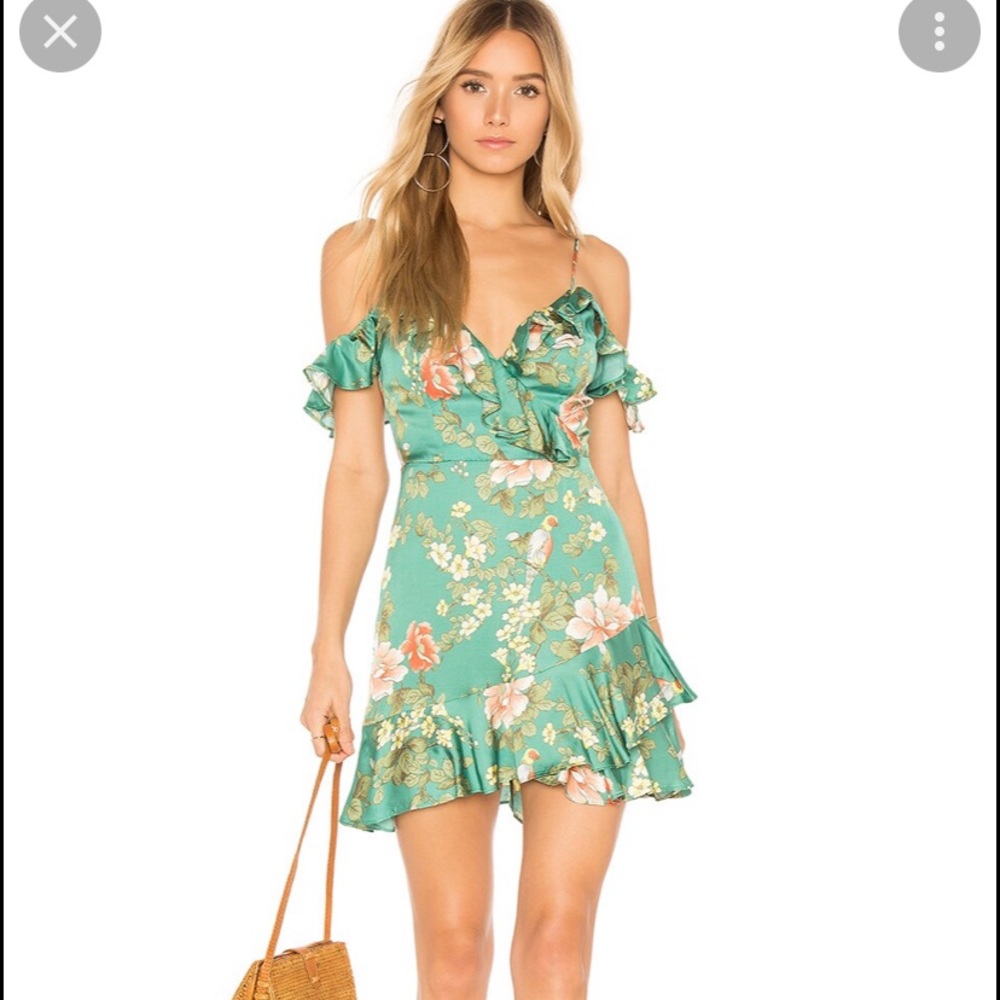 Majorelle salsa dress in bellbird